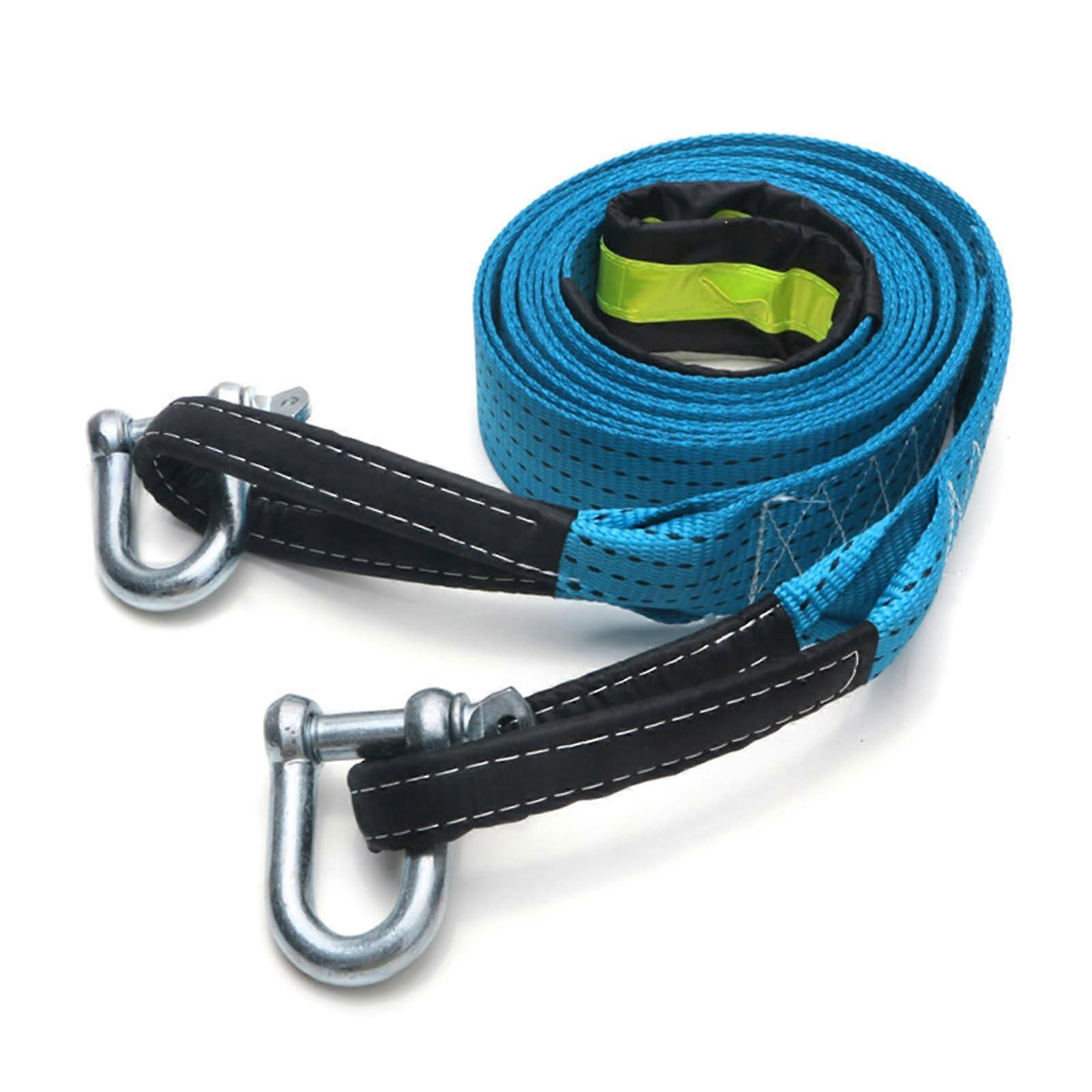 Emergency towing rope, car towing cable, breakdown assistance, towing strap, emergencies, easy to use, for vehicles, towing cable 5M8T