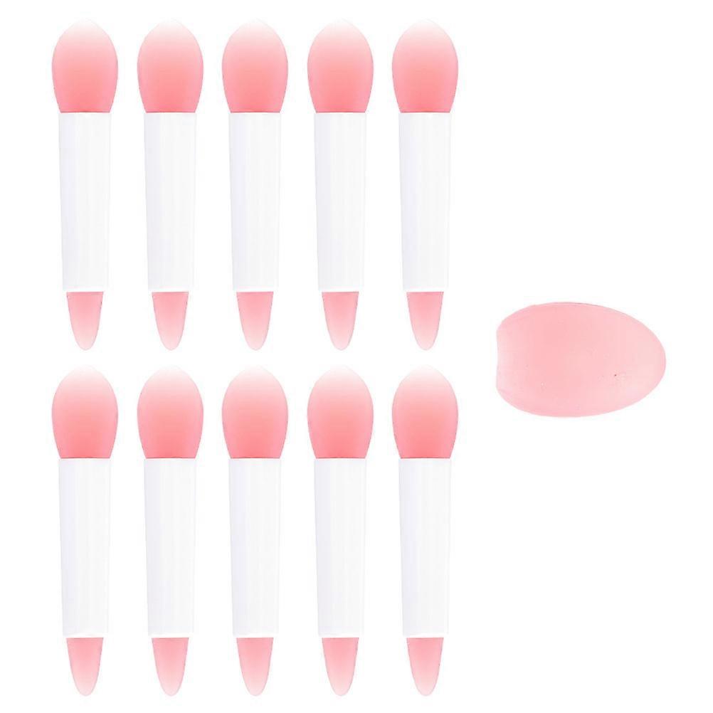 Silicone Lip Makeup Tools with Dust Cover for Hygienic Application Multi Color 1 Set