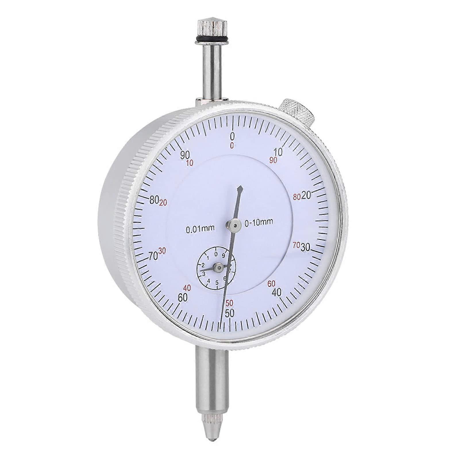 0.01mm High Precision Dial Indicator Gauge 0-10mm Measurement Tool for Accurate Readings