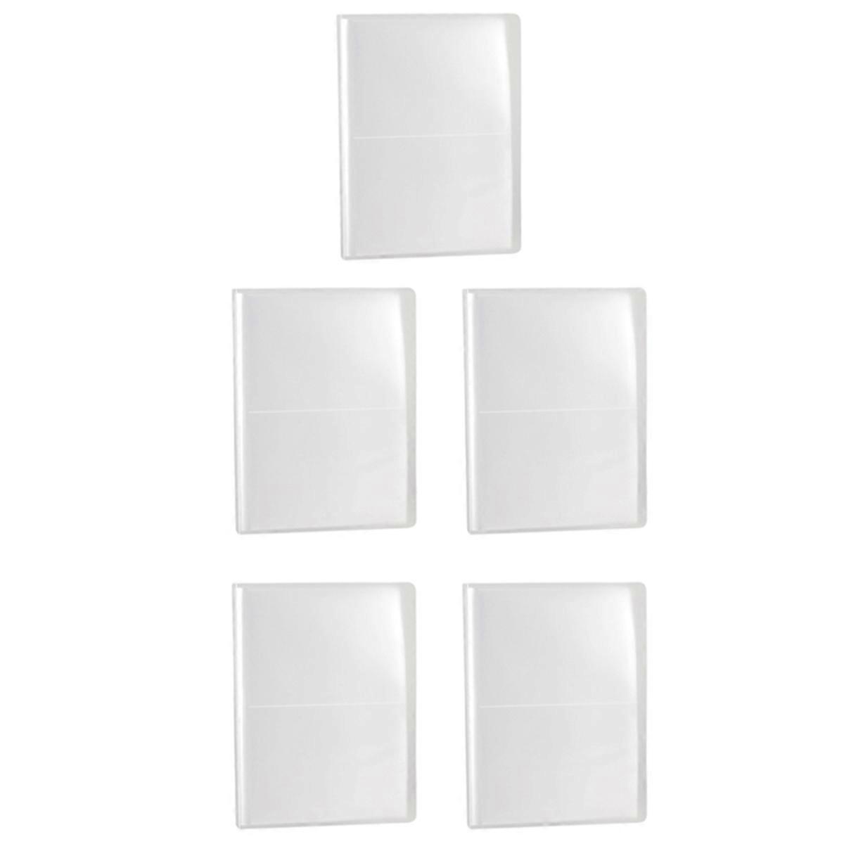 5X PP Pure Frosted Simple Cover Transparent Insert Type 5R 7 Inch PP Photo Album Write Collection 80