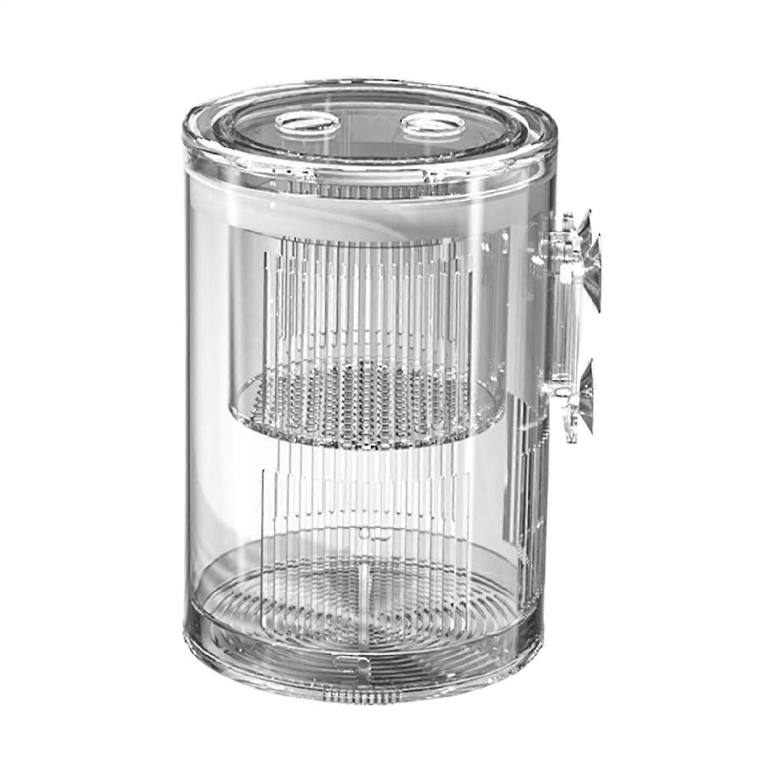 Aquarium Spawning Box  Baby Fish Separator for Aquarium, Transparent Acrylic Breeding Container with Suction Cup for Betta Guppy Killifish