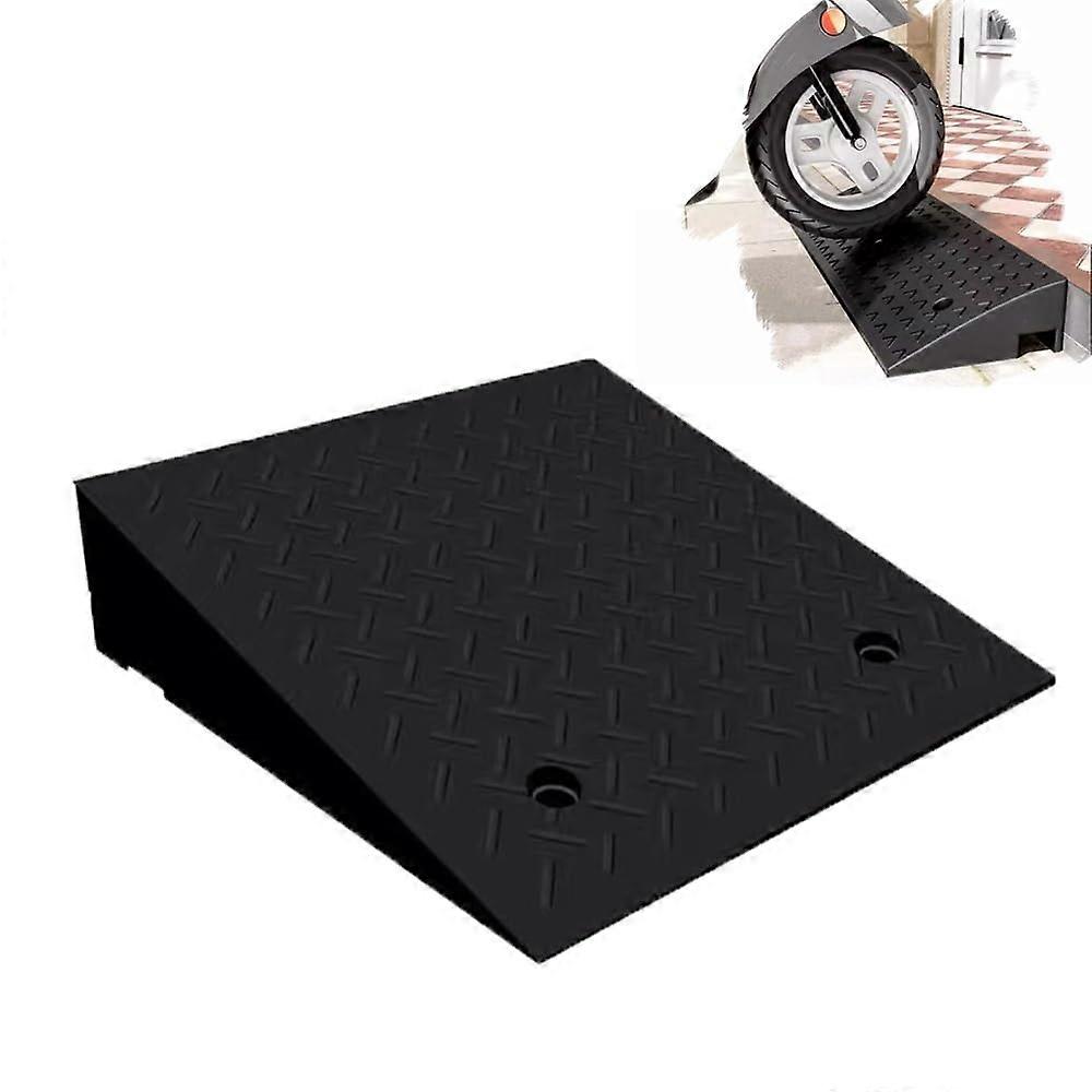 Portable Curb Ramps for Cars, Non-Slip Rubber Loading Ramps for Heavy-Duty Vehicles, 50 x 50 x 18 cm Size
