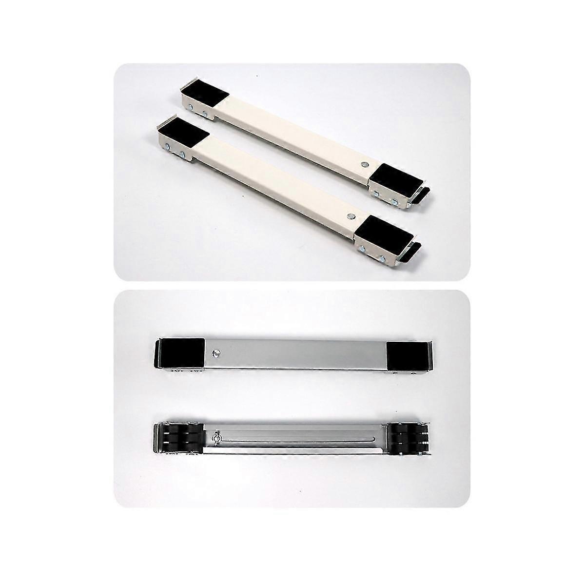 Rolling Appliance Stand with Adjustable Height - Mobile Trolley for Washers Dryers and Fridges