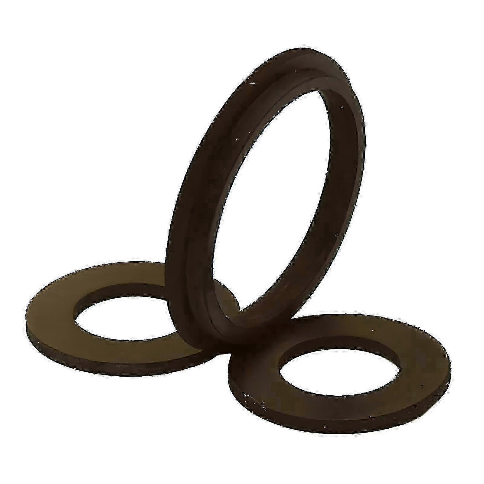 3Pcs Coleman Lay-Z-Spa Connector Seals Gaskets Washers for A and B/C Models (Black)