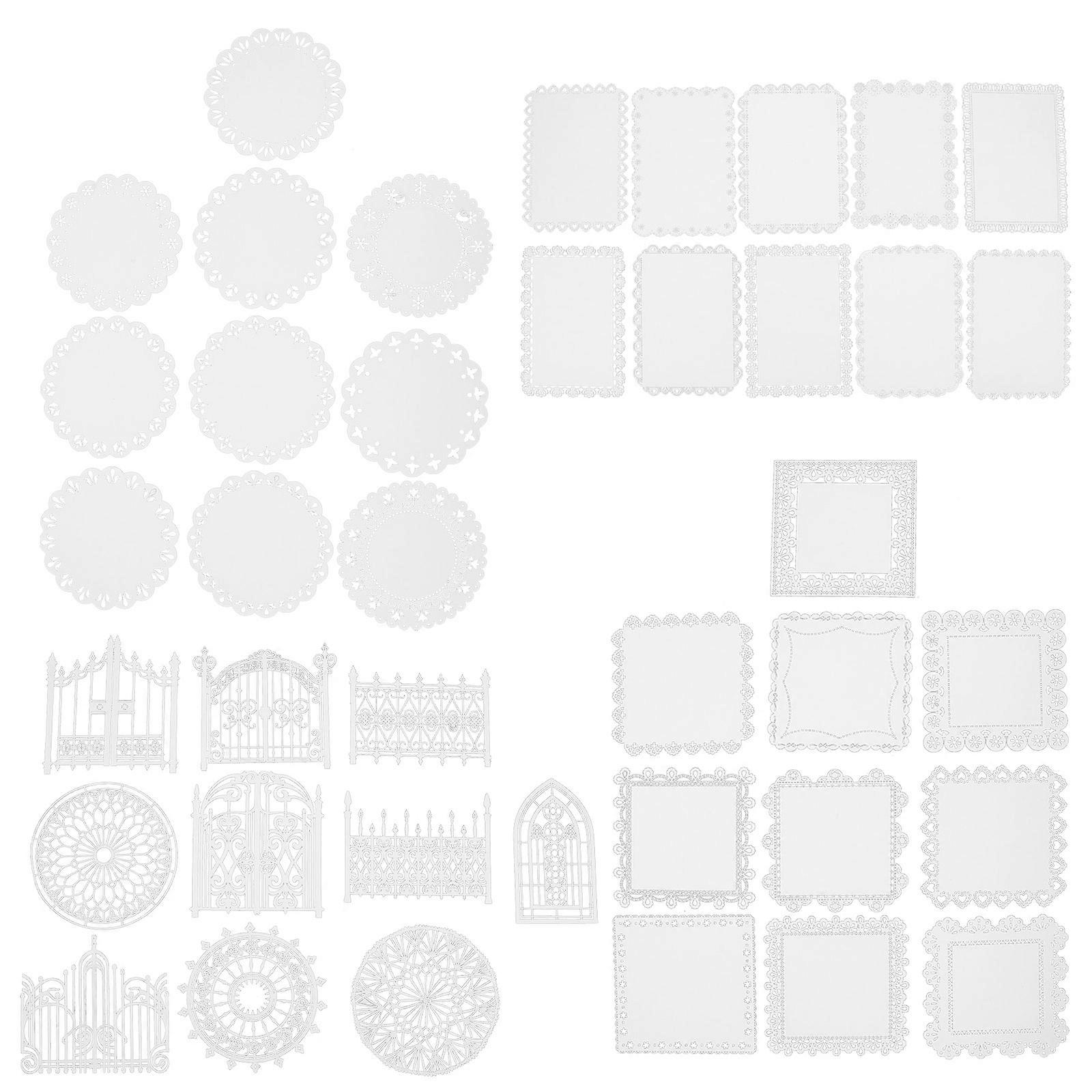 Decorative Lace Paper Sheets For DIY Artists Scrapbooks 10X10cm