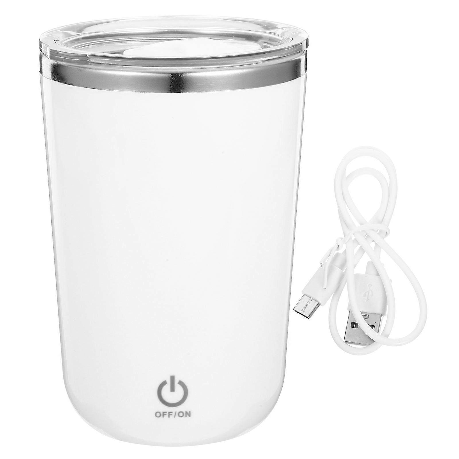 Self Stirring Coffee Cup with Automatic Mixing Function for Kitchen Use White 350ml