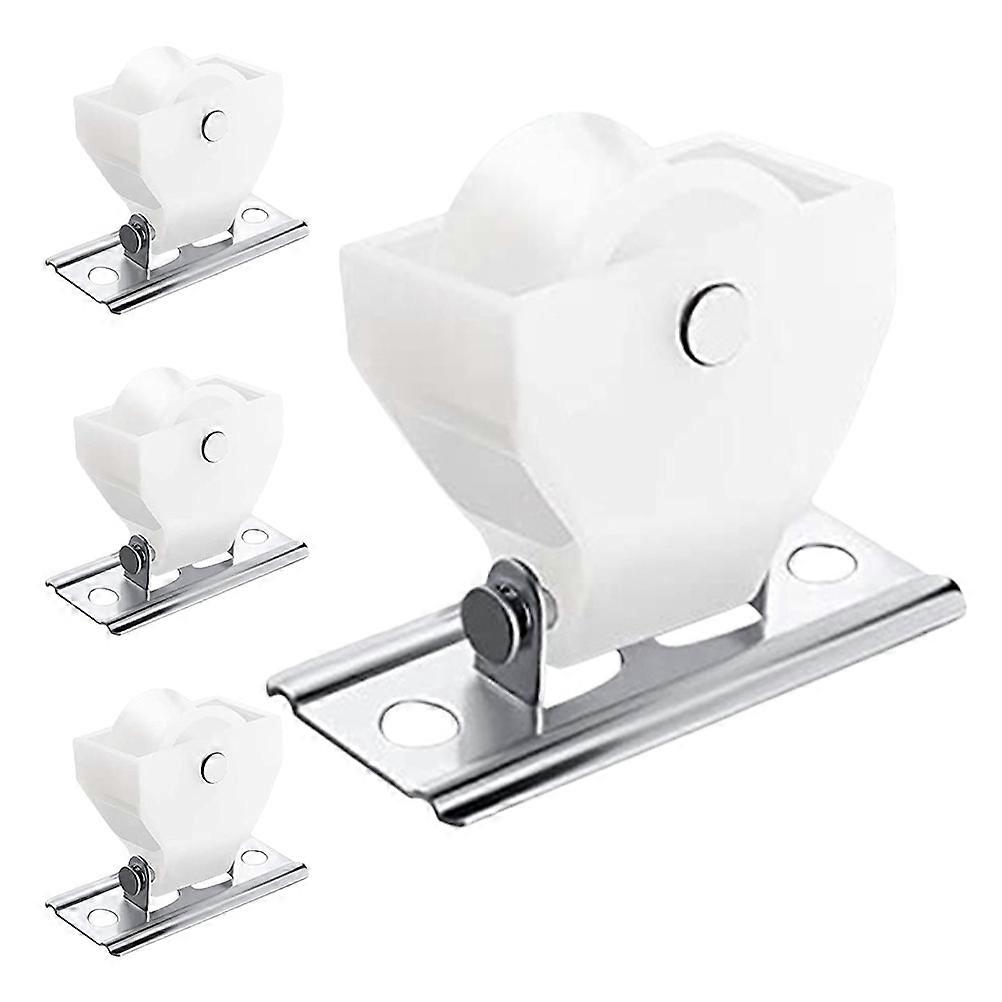 4Pcs Tension Roman Shades Cord Pulley Set Secure Locking Mechanism For Curtains And Window Blinds In Home Office Hotel
