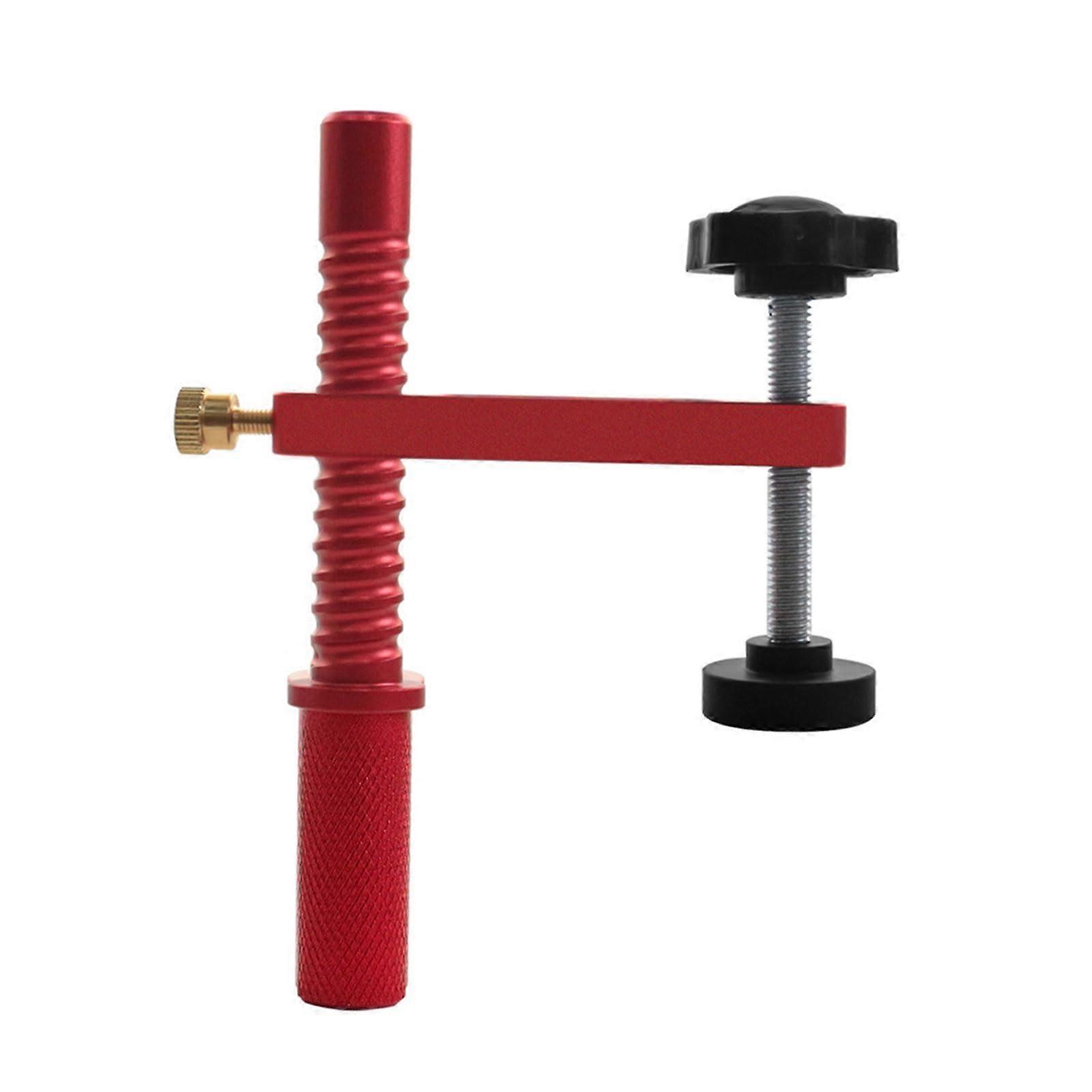 Adjustable Aluminum Hold-Down For Table Clamps, Workbench Accessories, 19mm, Improves Woodworking Efficiency Red