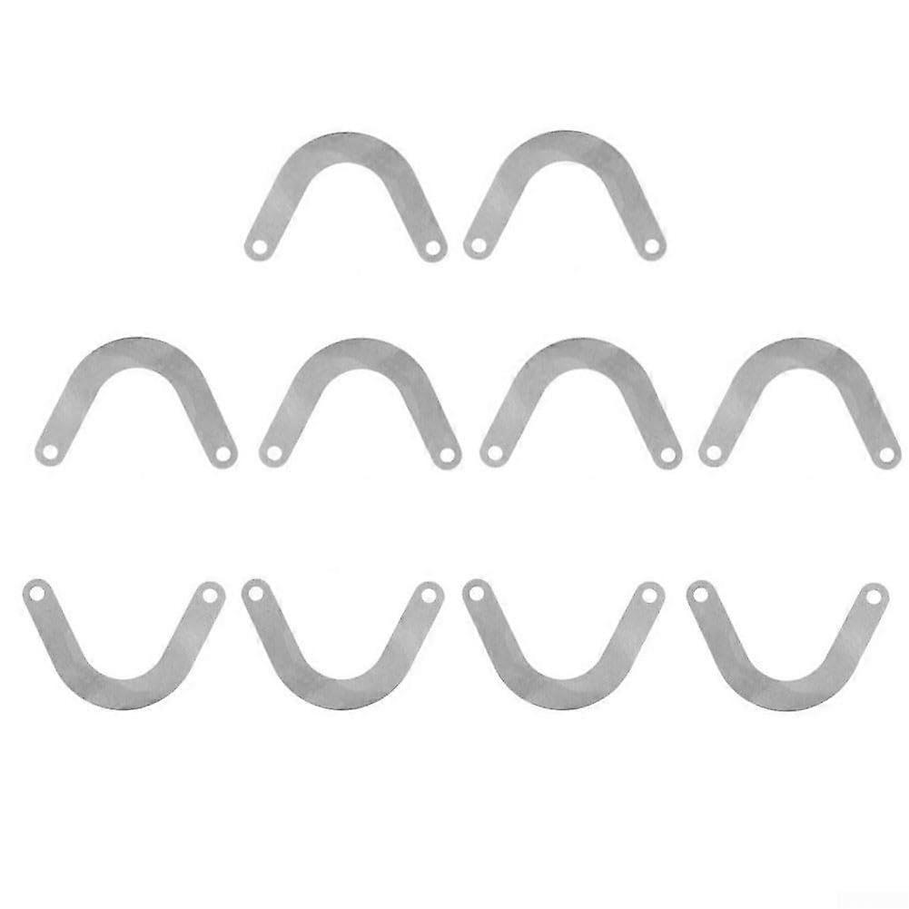 U-Shaped Metal Valve Plate Set for Air Compressor Replacement, 10-Piece Durable Kit