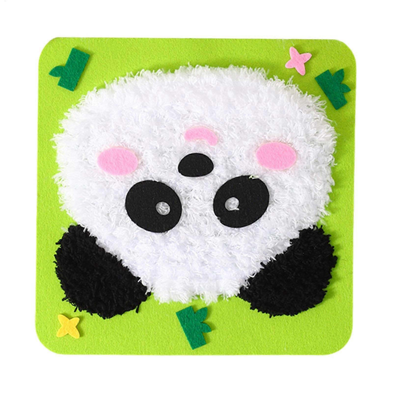 Beginner Sewing Kit DIY Craft Kits for Kids Learn to Sew Toys, Panda