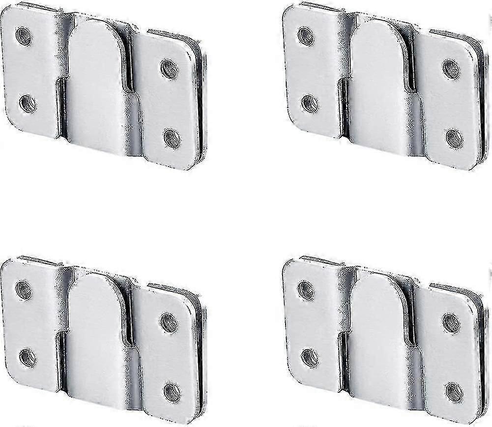 Flush Mount Headboard Brackets - UK Wall Fixing Interlocking Hardware for Beds