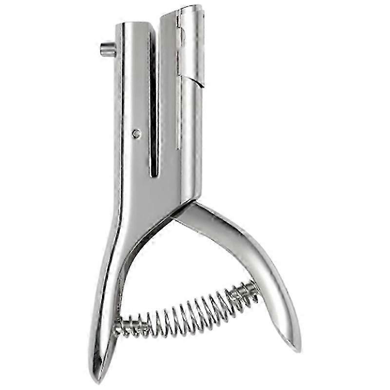 Improved Single Hole Puncher: 3mm Round Punch with Portable Long Handle for Handheld Use