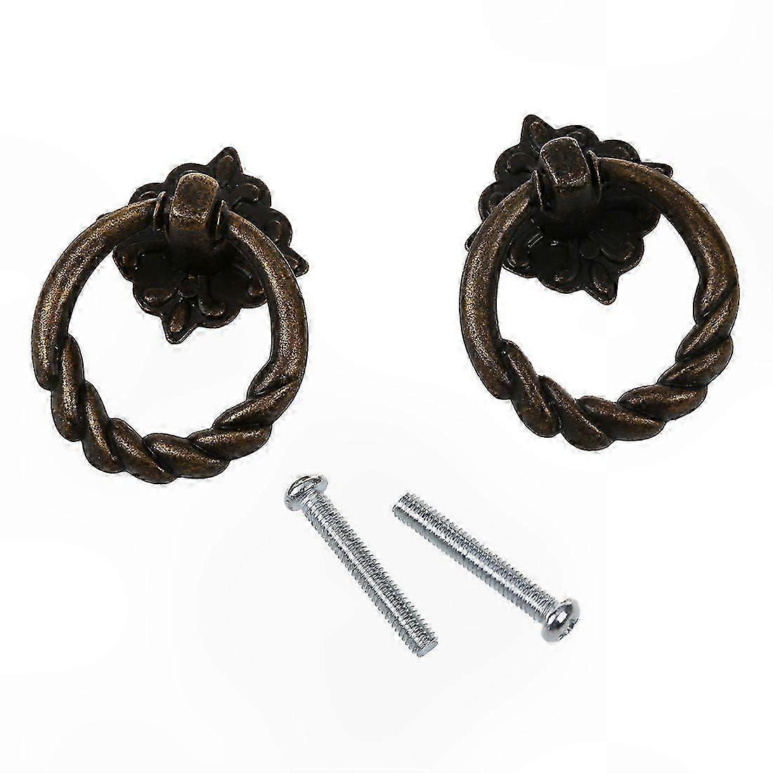 2-Pack Classic Drawer Pull Handles with Screws for Cabinets and Cupboards