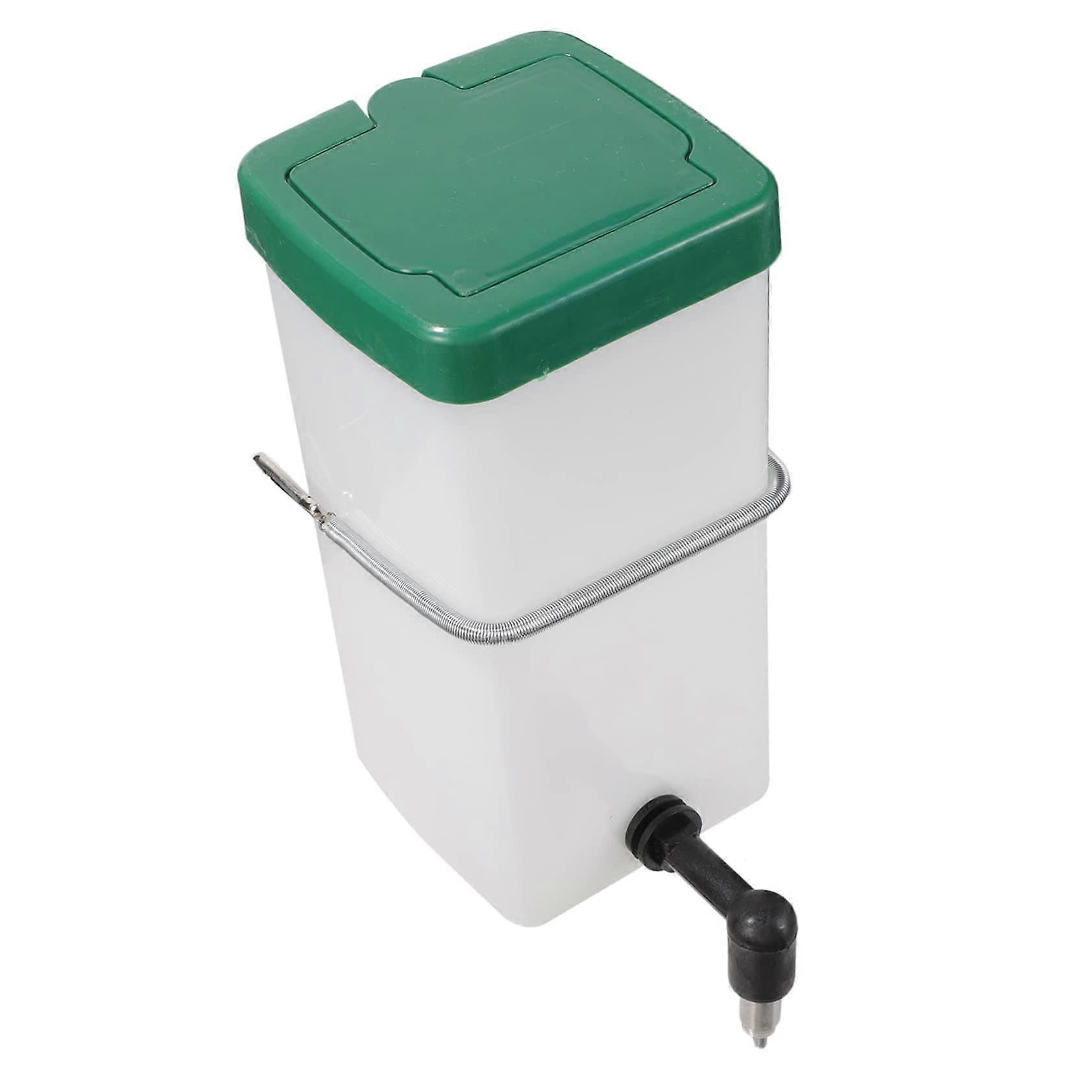 Automatic Rabbit Water Feeder Transparent Dispenser with Leak-Proof Design and Easy-Clean Hook for Hamsters and Chinchillas