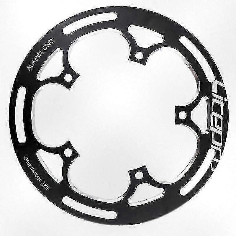 Folding Bike Chain Wheel Guard 52t Bicycle Chainwheel Protector Cnc 130bcd Compatible Guard Plate for Crankset