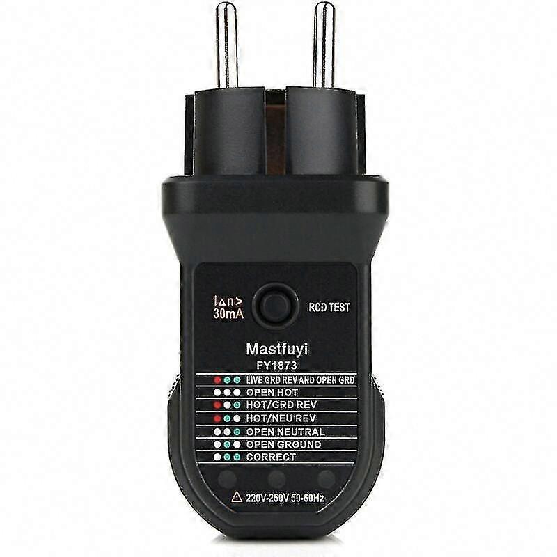FY1873 Advanced RCD Electrical Socket Tester for Safety Checks