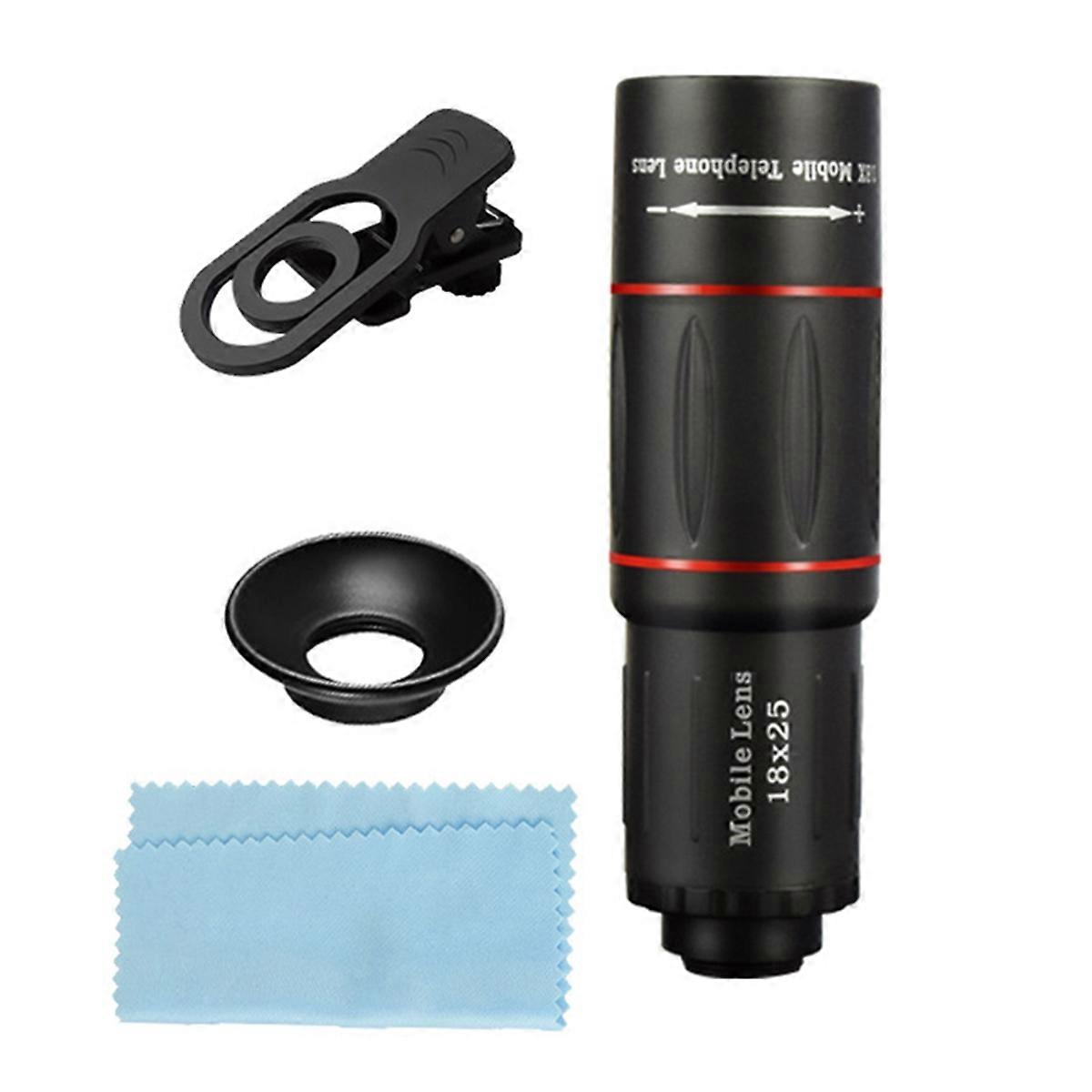 Universal Mobile Phone Telephoto Lens 18x Zoom External Camera Lens