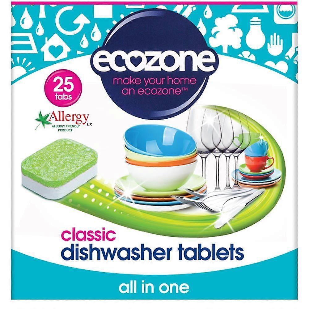 Ecozone Classic Dishwasher Tablets 25 tablets - 2 Pack