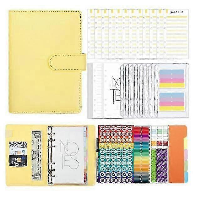 A6 Binder Budget Planner Notebook Home Cash Budget Envelopes System...