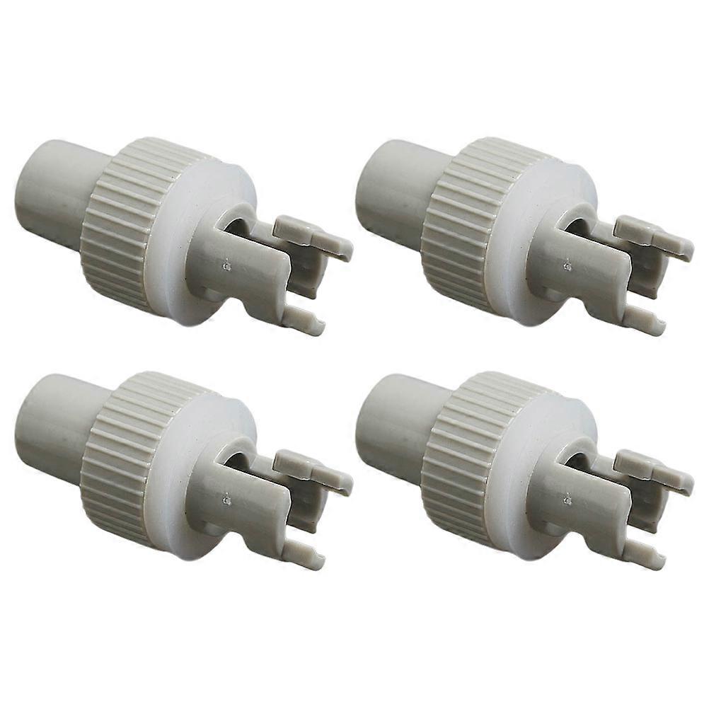 Boat Air Valve Adapter Kayak Sports Rowing Boats Boating Pvc White for Leak-Proof 4Pcs