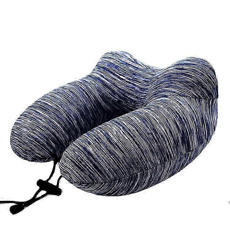 Soft Comfortable Travel Pillow Inflatable U-shaped Neck Pillow