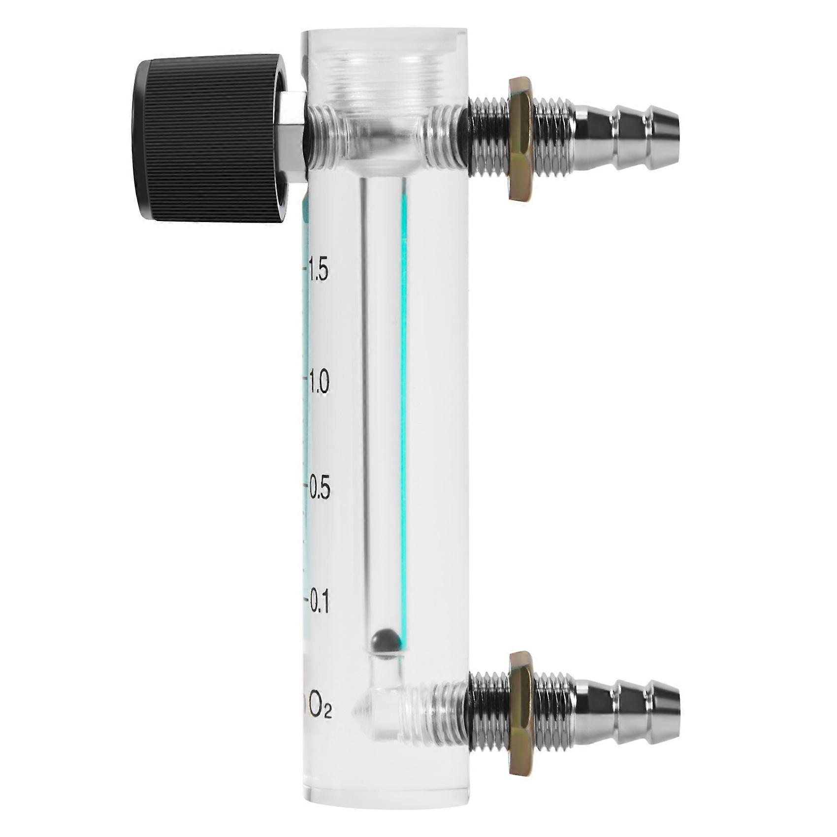 0.1-1.5LPM 1.5L Oxygen Flow Meter Flowmeter with Control Valve for Oxygen Air Gas
