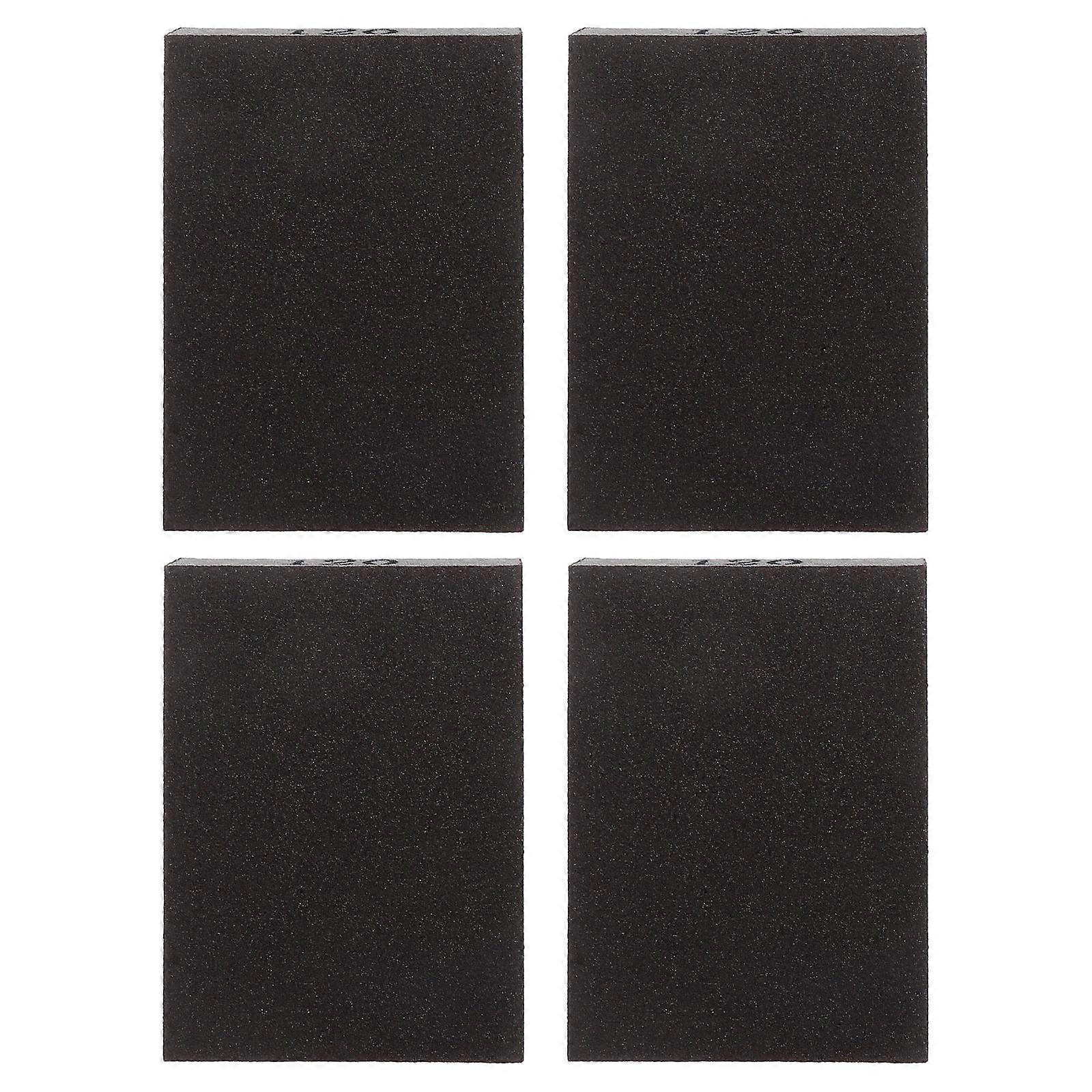 Drywall Sanding Block Sanding Blocks Polishing Automobile Repair Brown Sponge 4Pcs