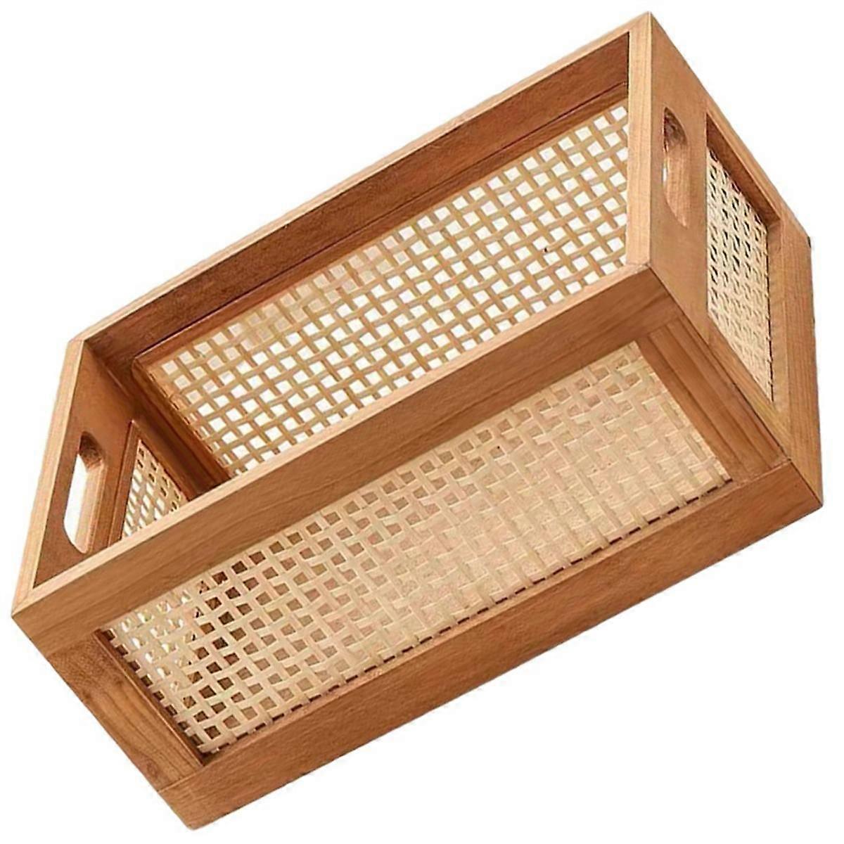Decorative Basket Book Storage Woven Baskets for Storage Basket Organizing Nursery Bedroom Rattan B