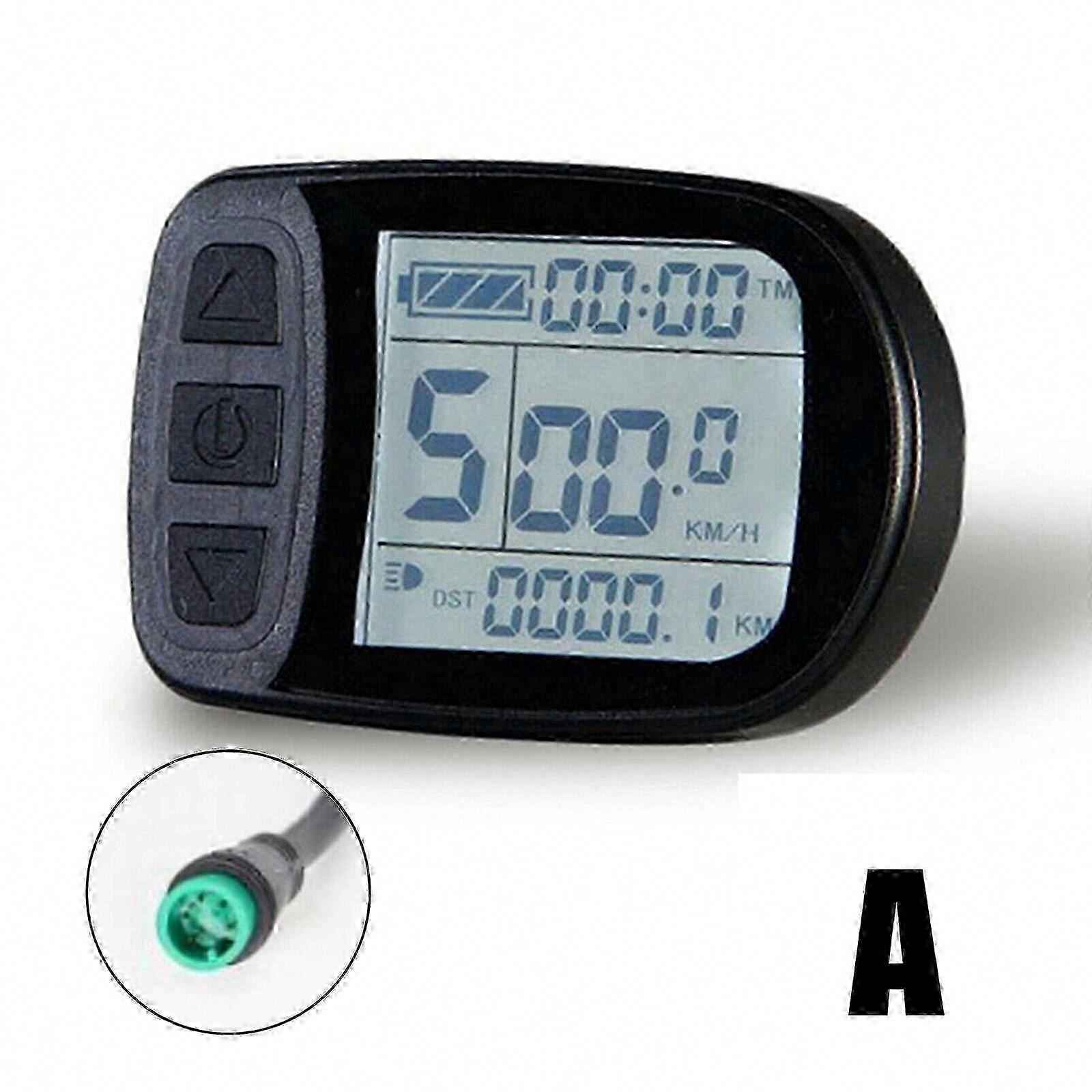 LCD Display Control Panel for 24V/36V/48V Electric Bicycle Motor