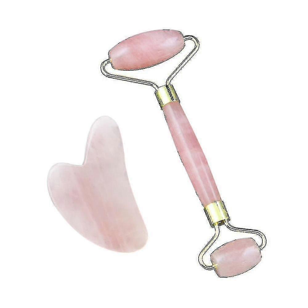 Quartz roller set facial massager