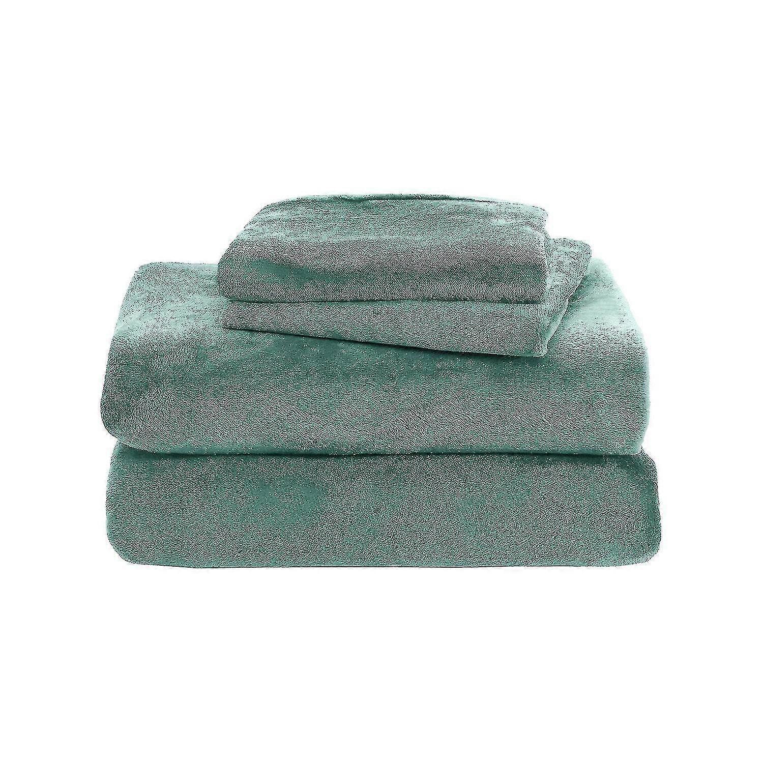 3 Piece Velvet Plush Flannel Sheet Set