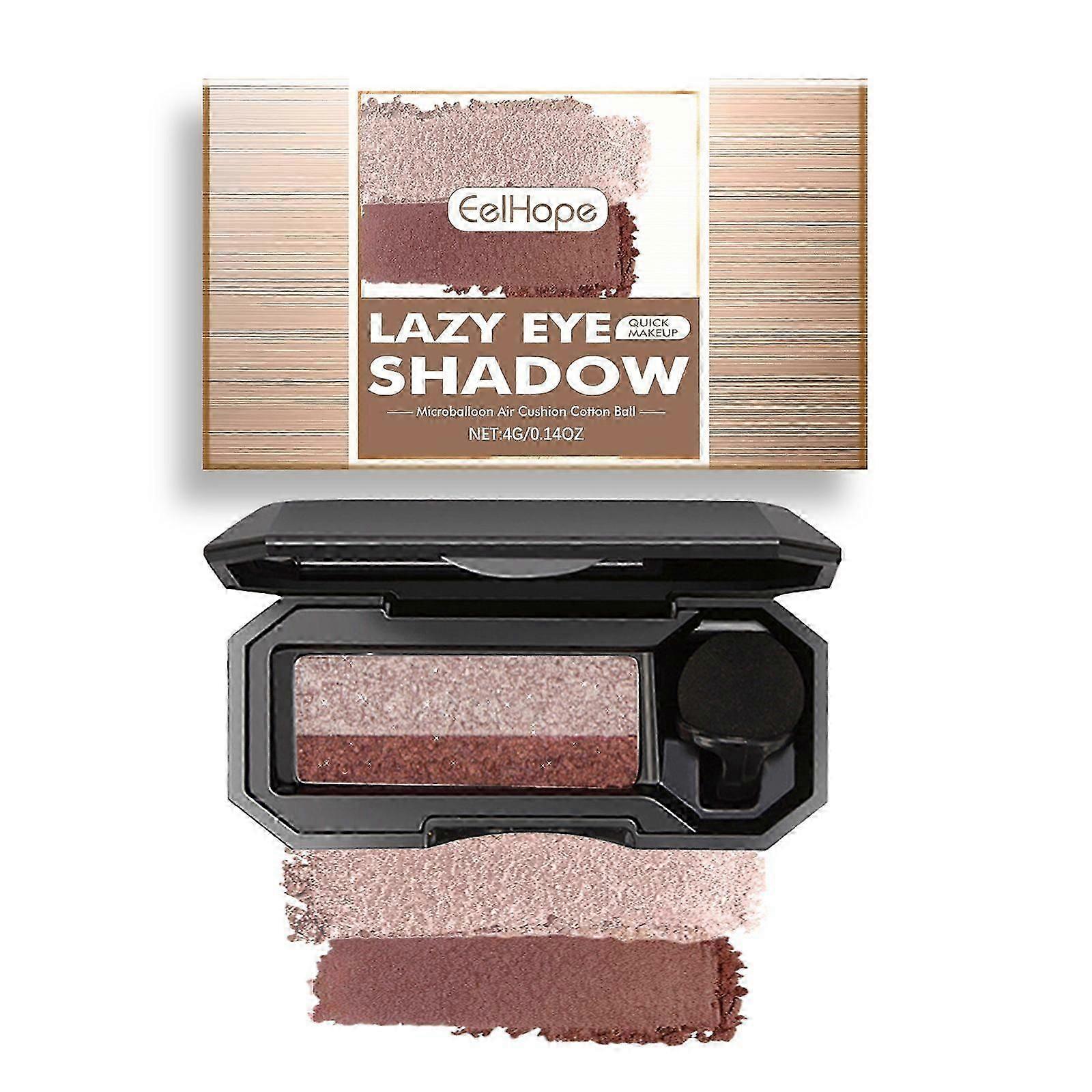 Lazy Eye Shadow, Natural Development Pearlescent Matte Beginner Daily Makeup Glitter Eyeshadow
