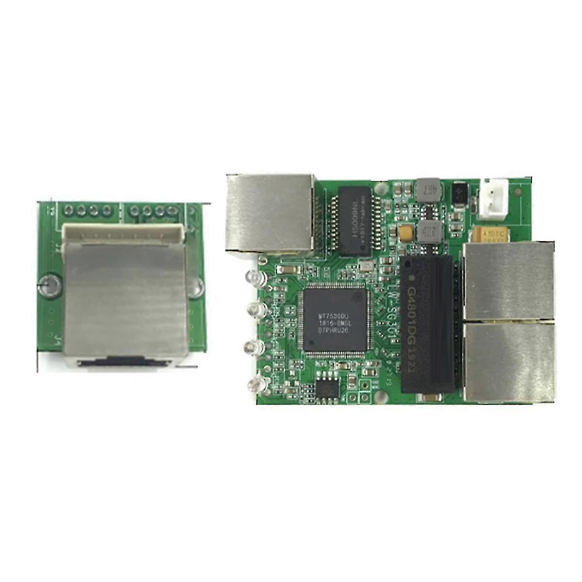 Widely Used 3-Port Gigabit Switch Module with LED Line Compatibility & 5 Ports, 10/100/1000 Mbps Contact Port Mini Switch