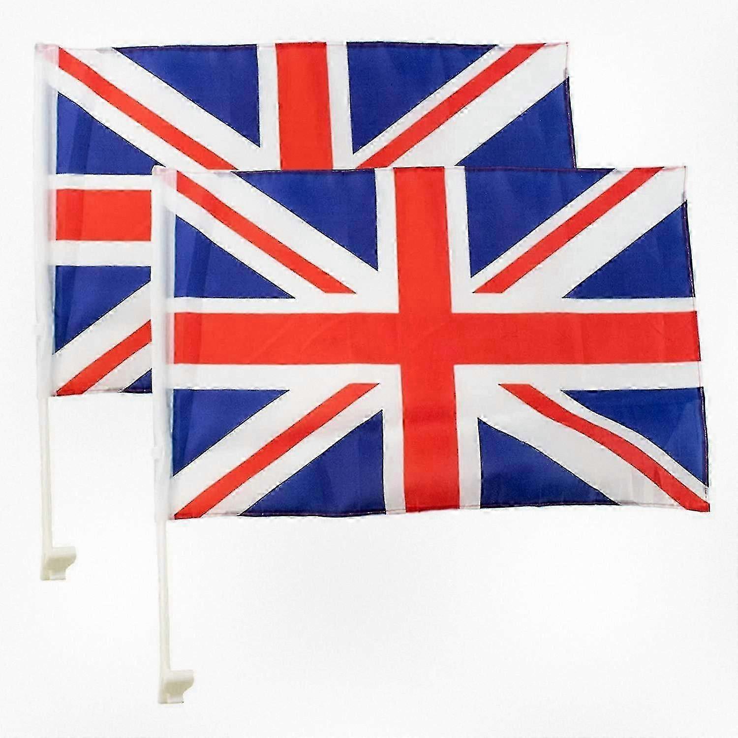 2 Pack Car Flags Featuring Union Jack Design for Maximum Style and Visibility on the Road