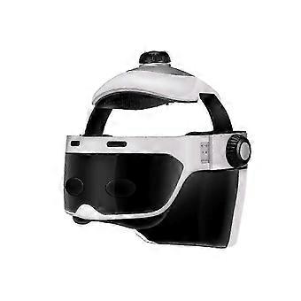 Electric Head Massager, Eye & Neck Massage Helmet With Heat, Kneading, Air Compression, Scratcher Suitable For Headache, Stress Relief, Deep Sleeping