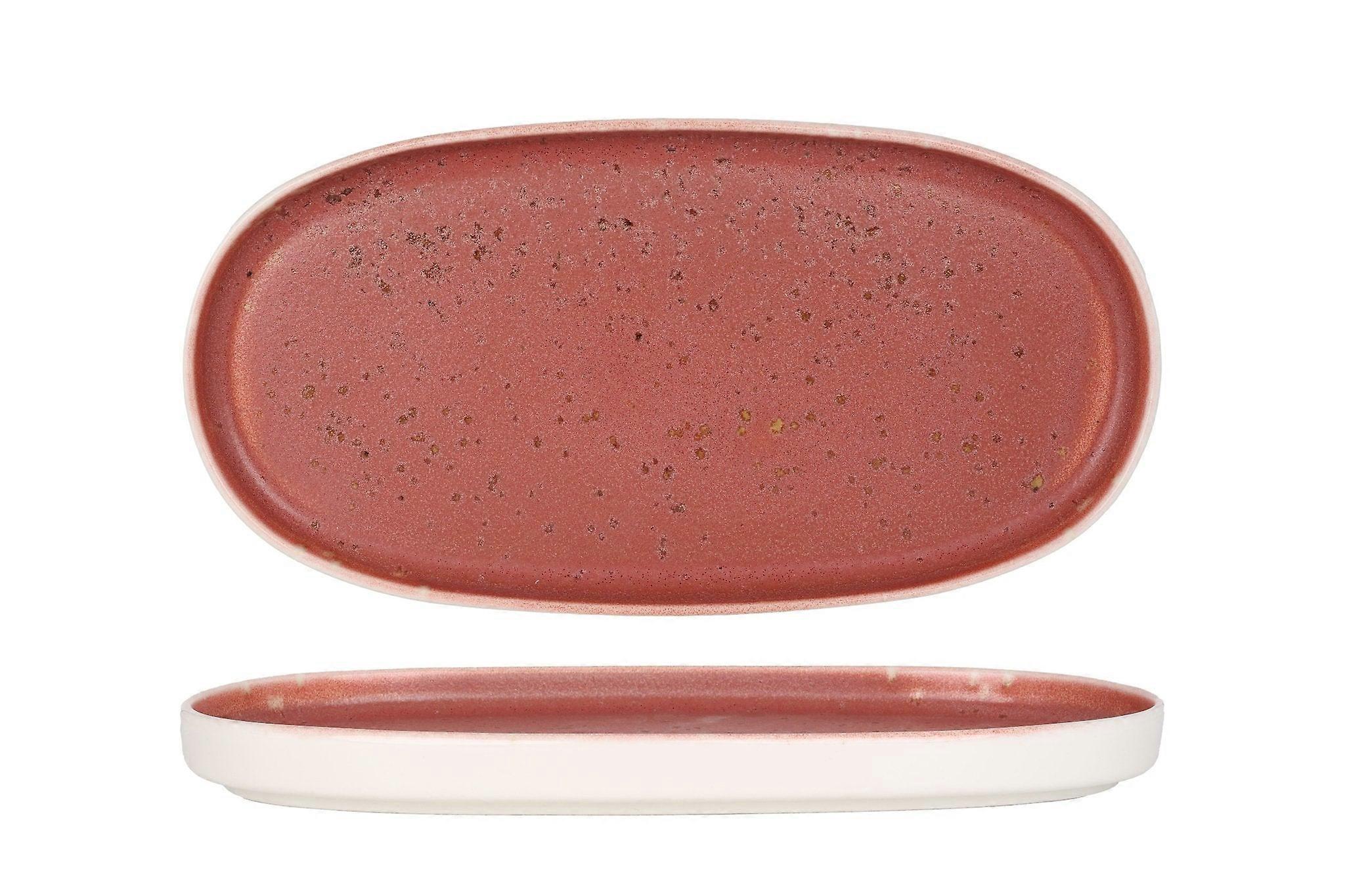 Rinart Serveringstallrik - Rosa - Porslin - 30 cm - 2 set