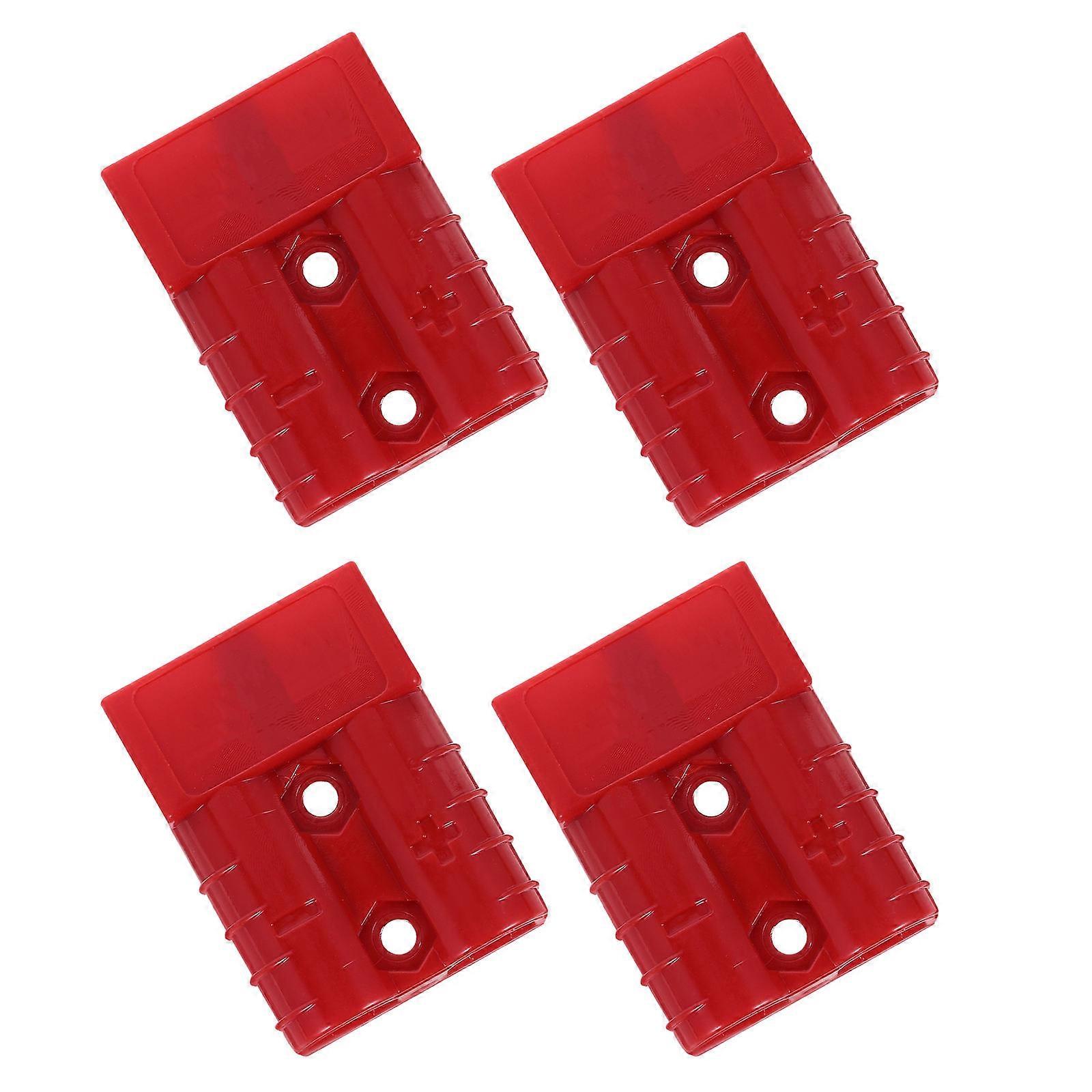 50 Amp Connector Power Connector for Circuit with 4Pcs Red Battery Plug
