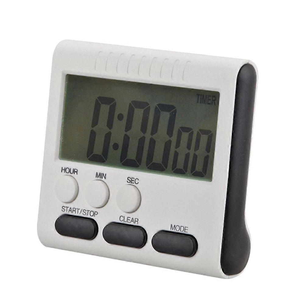 Digital Kitchen Cooking Timer Count Down Up Clock Loud Alarm with Large LCD Display Screen without Battery (Black)