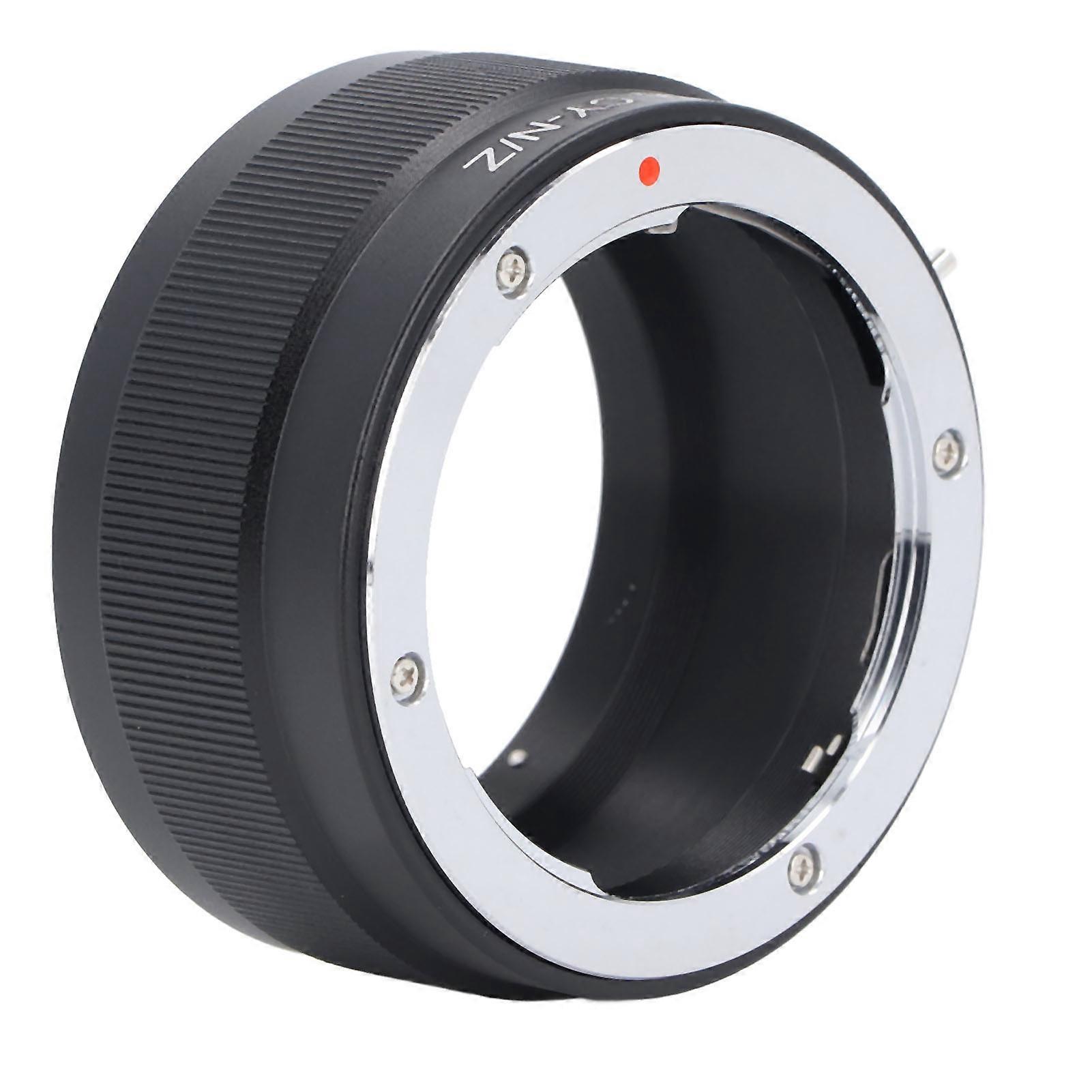 Adaptateur d'objectif CY vers monture Z, alliage d'aluminium, haute précision, durable, contrôle manuel pour Nikon Z30 Z50 Z6 Z7 Z6II Z7II Z8 Z9