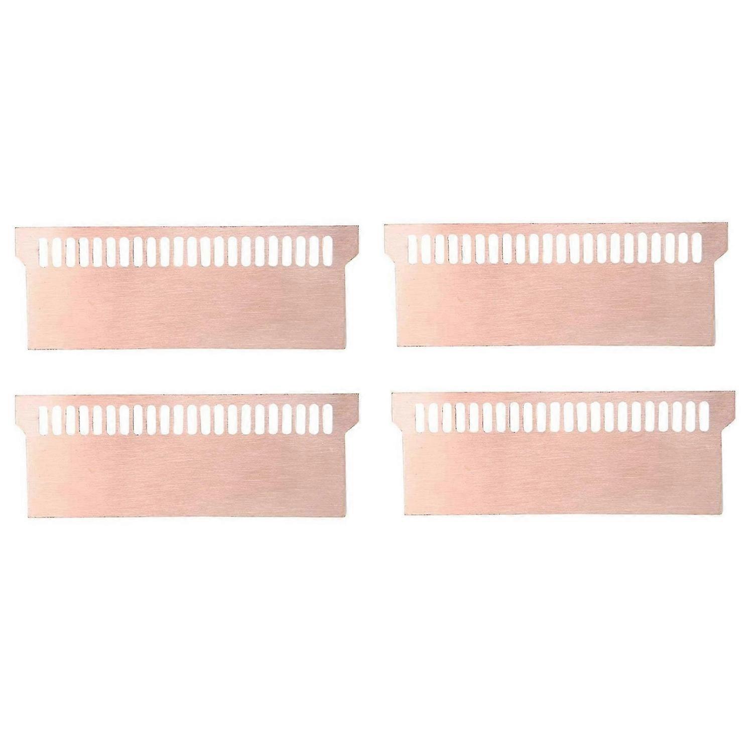 4 Pcs Pure Copper Notebook Gaming Laptop Memory Heatsink Cooling Radiator RAM Memory Cooler Heat Sin