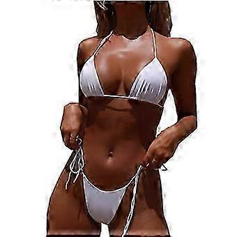 Frauen Zweiteiliger Badeanzug Sexy Bademode Halter String Triangle Bikini Sets