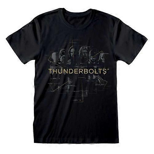 Thunderbolts* Unisex Adult In Rectangles Characters T-Shirt