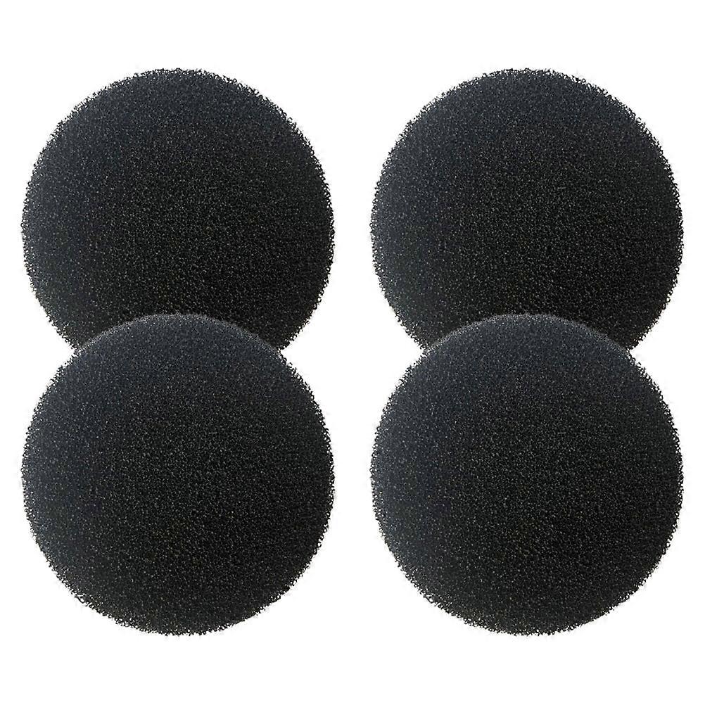 Black Aquarium Filter Pads Garbage Can Cushions for Effective Filtering 12Pcs