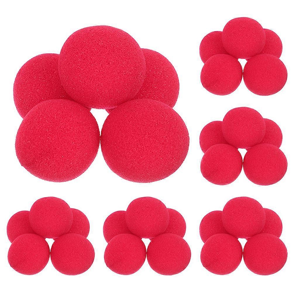 Small Red Clown Nose for Decor 150Pcs Cosplay Sponge Clown Costume Accessory