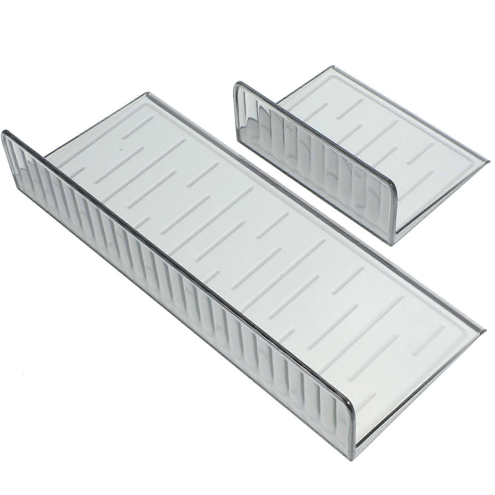 Bathroom Floating Shelves Wall Shelves for Storage 4Sets Grey
