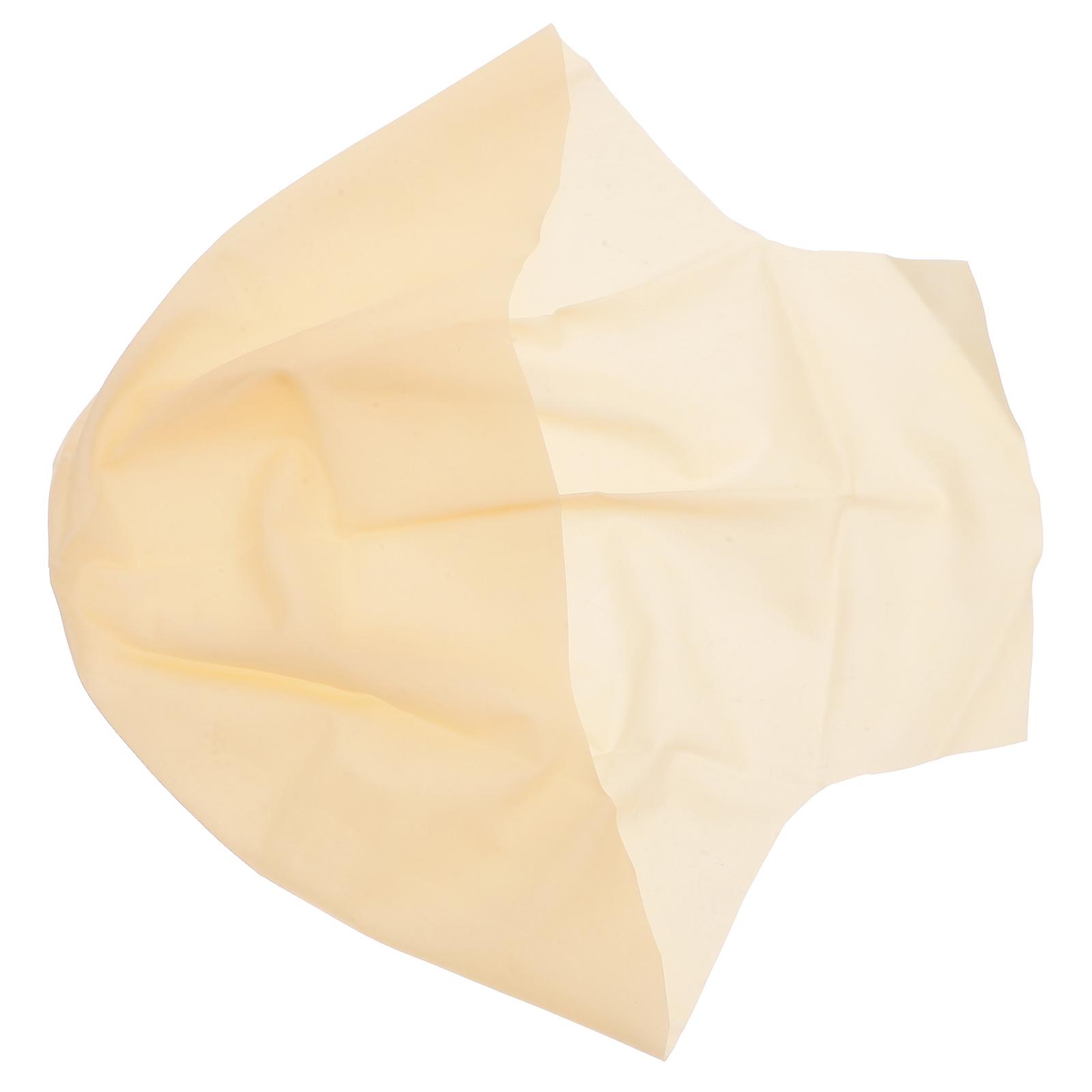 Bald Wig Latex Bald Head Wig for Cosplay Use 4Pcs Light Yellow