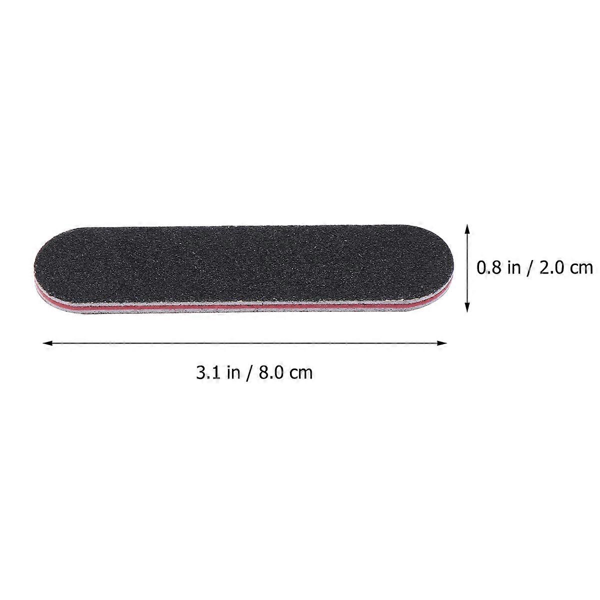 Black Nail Files Tool Mini Nail File Set for Polishing Use 300Pcs Per Set