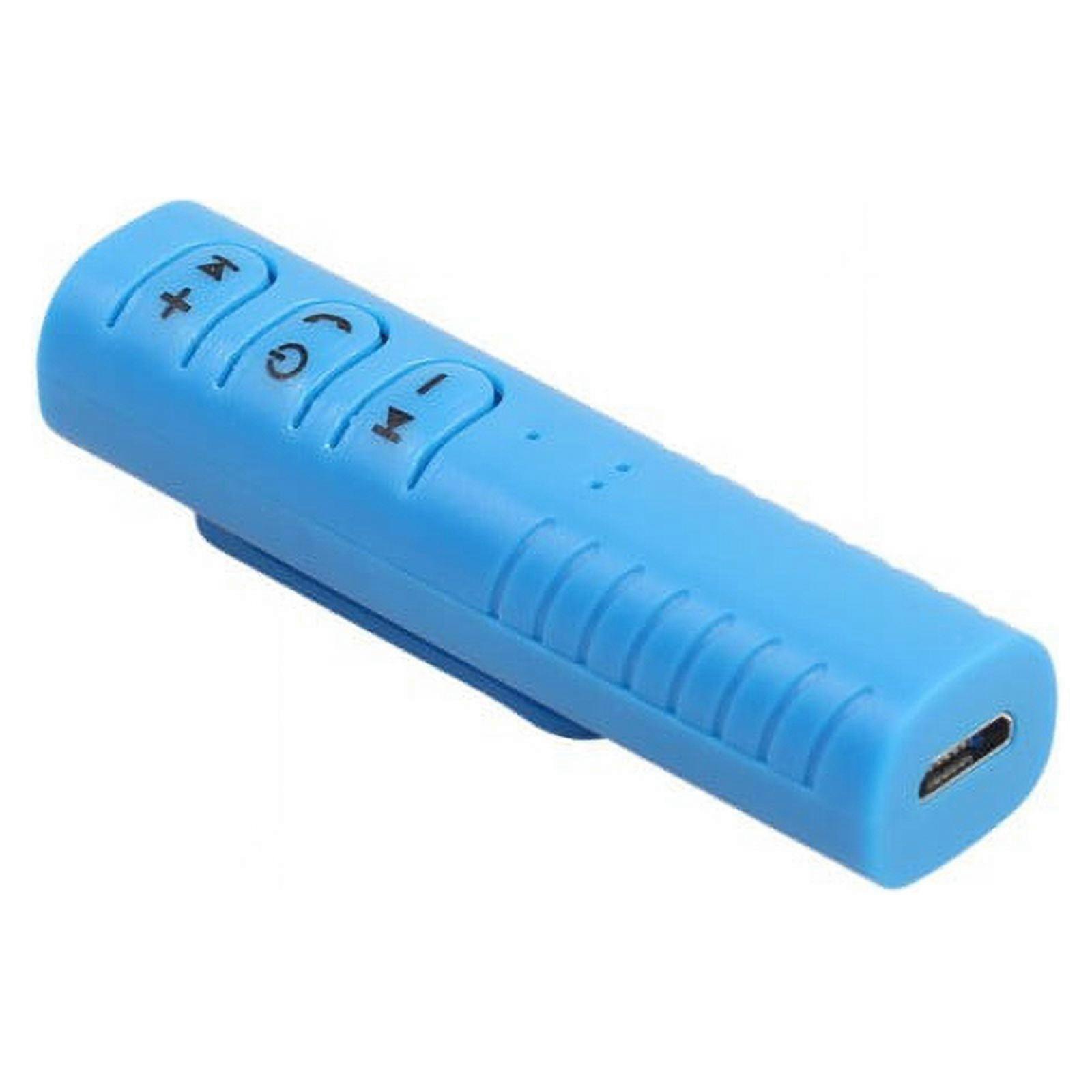 Bluetooth Receiver, 3.5mm Aux Adapter, Wireless Music Streaming for Car, Home Audio, Headphones, Speaker, compatible with Blue