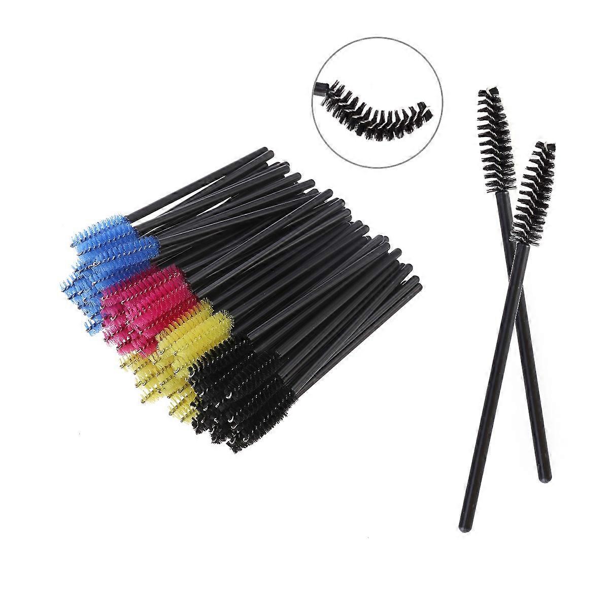 Eyelash Brush Multicolor Disposable Mascara Wands for Makeup Use 300Pcs