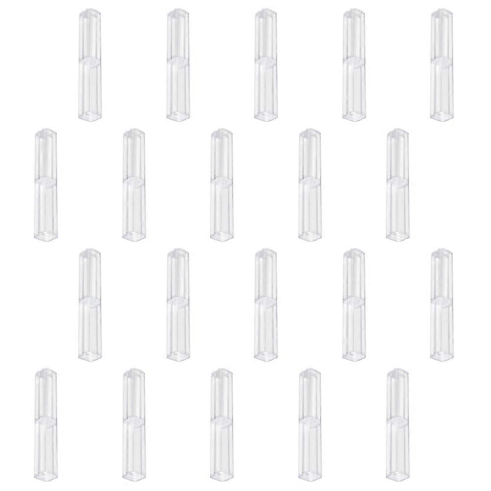 Plastic Pen Box Clear Pen Case for Storage Use 60Pcs Gift Set